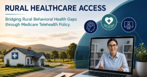 Bridging Rural Behavioral Health Gaps through Medicare Telehealth Policy